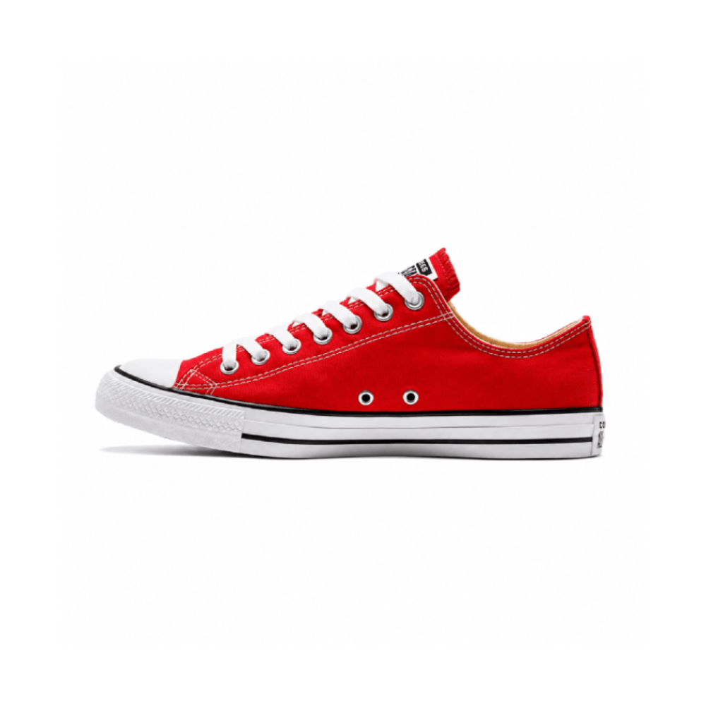 Casual Low Top Canvas Sneakers - Lateral Side View