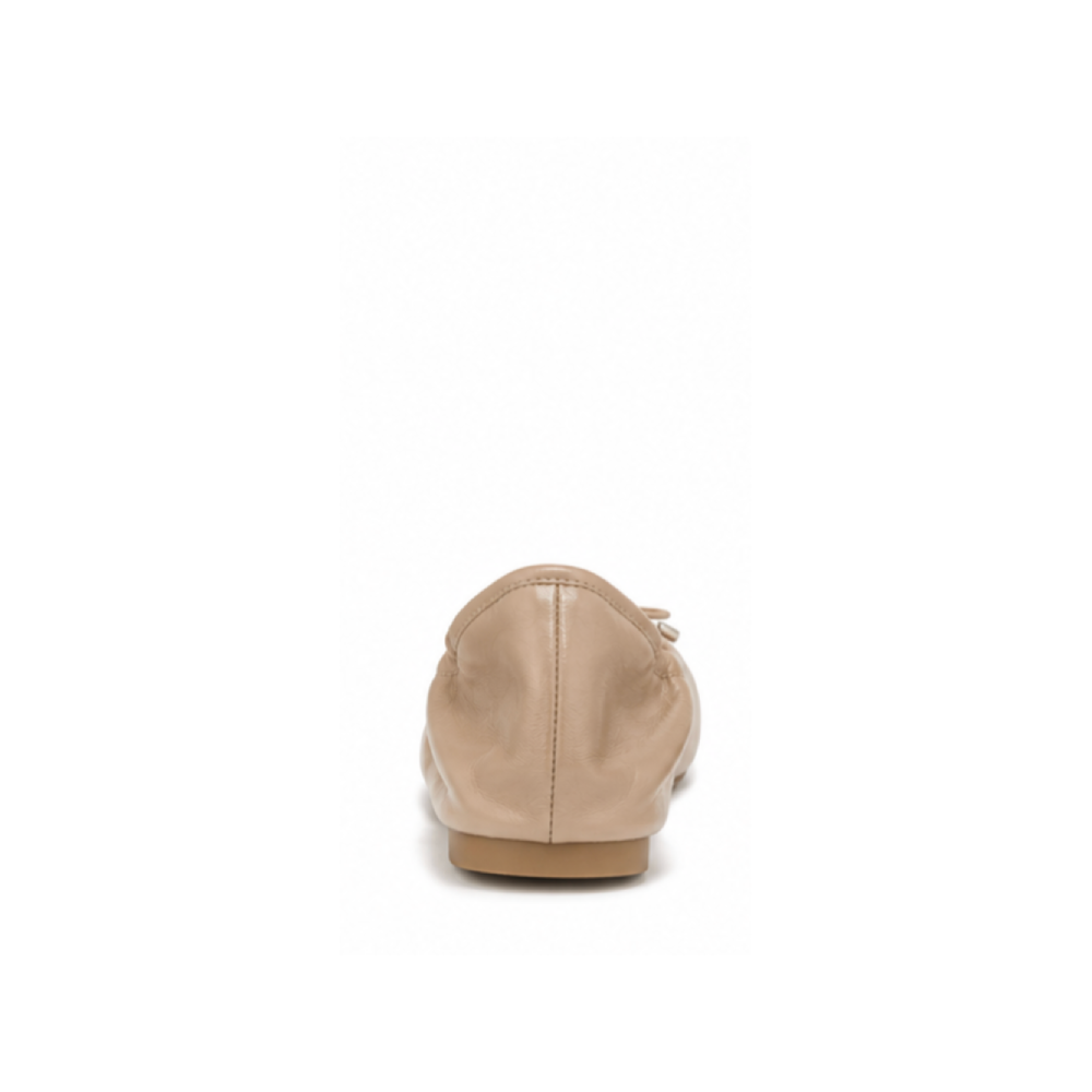 Custom Genuine Leather Ballet Flats for Women - Heel View