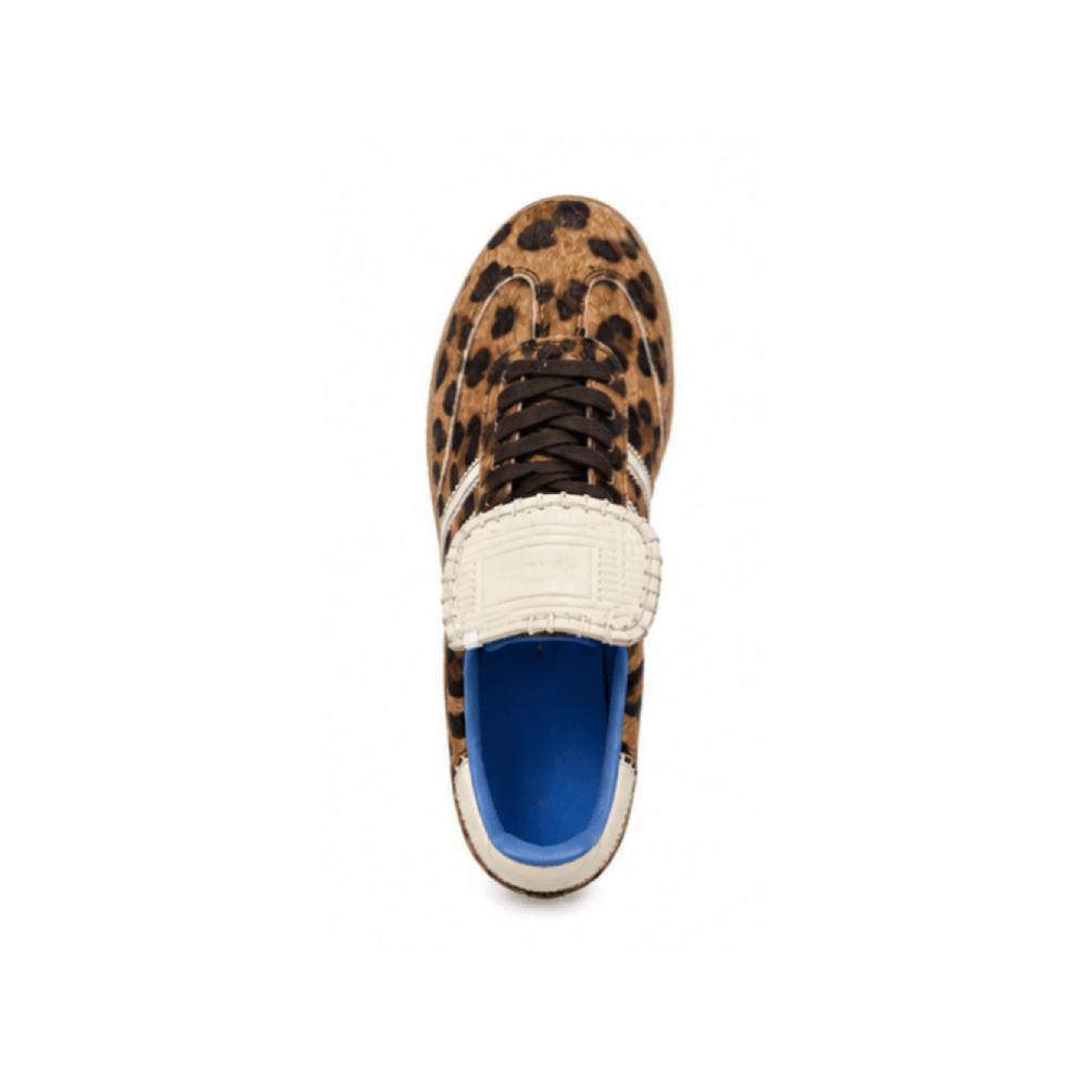 Premium Leopard Print Low-Top Casual Sneakers - Top View