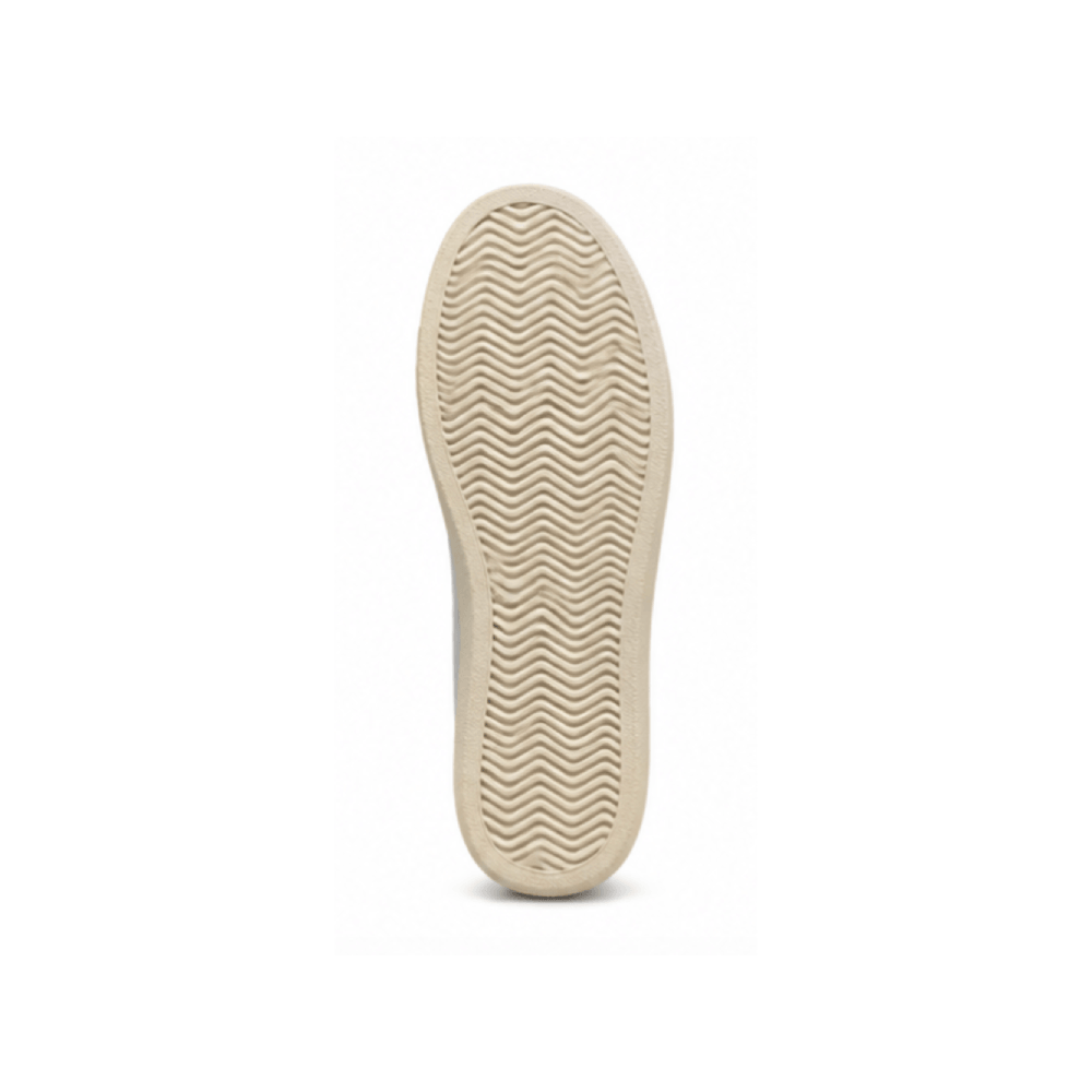 Custom Retro Metallic Leather Sneakers - Outsole View