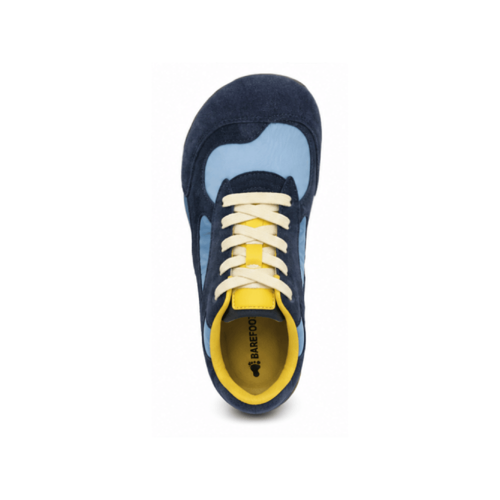 Navy Suede Barefoot Sneakers - Top View