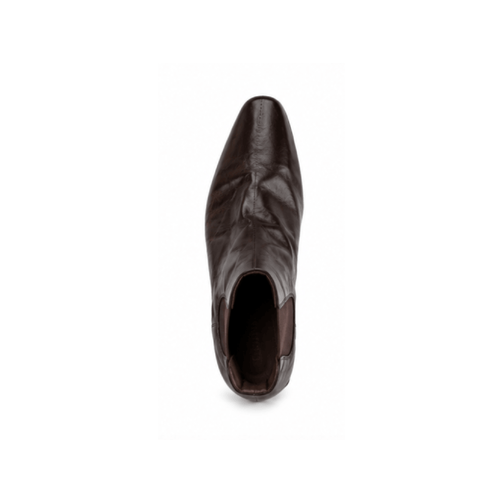 Luxury Women’s Soft Lambskin Chelsea Boots - Top View