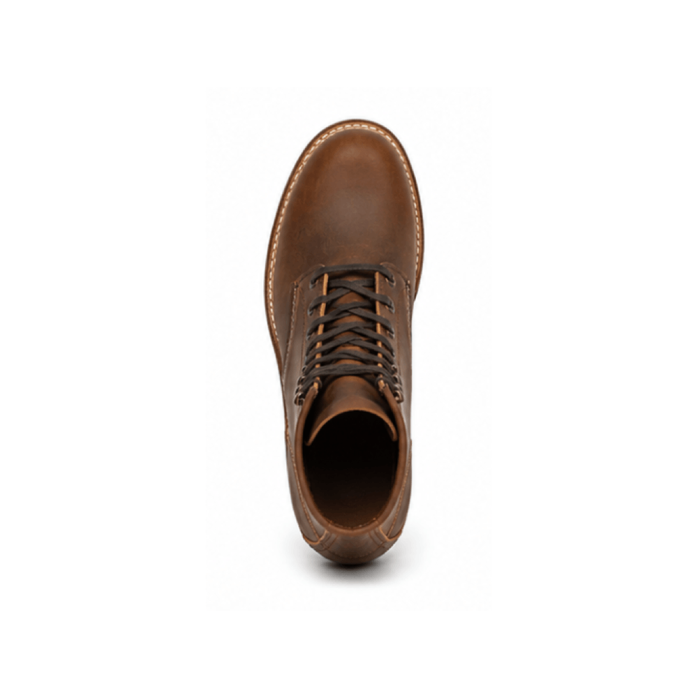 Men's Crazy Horse Leather Heritage Work Boots - Top View